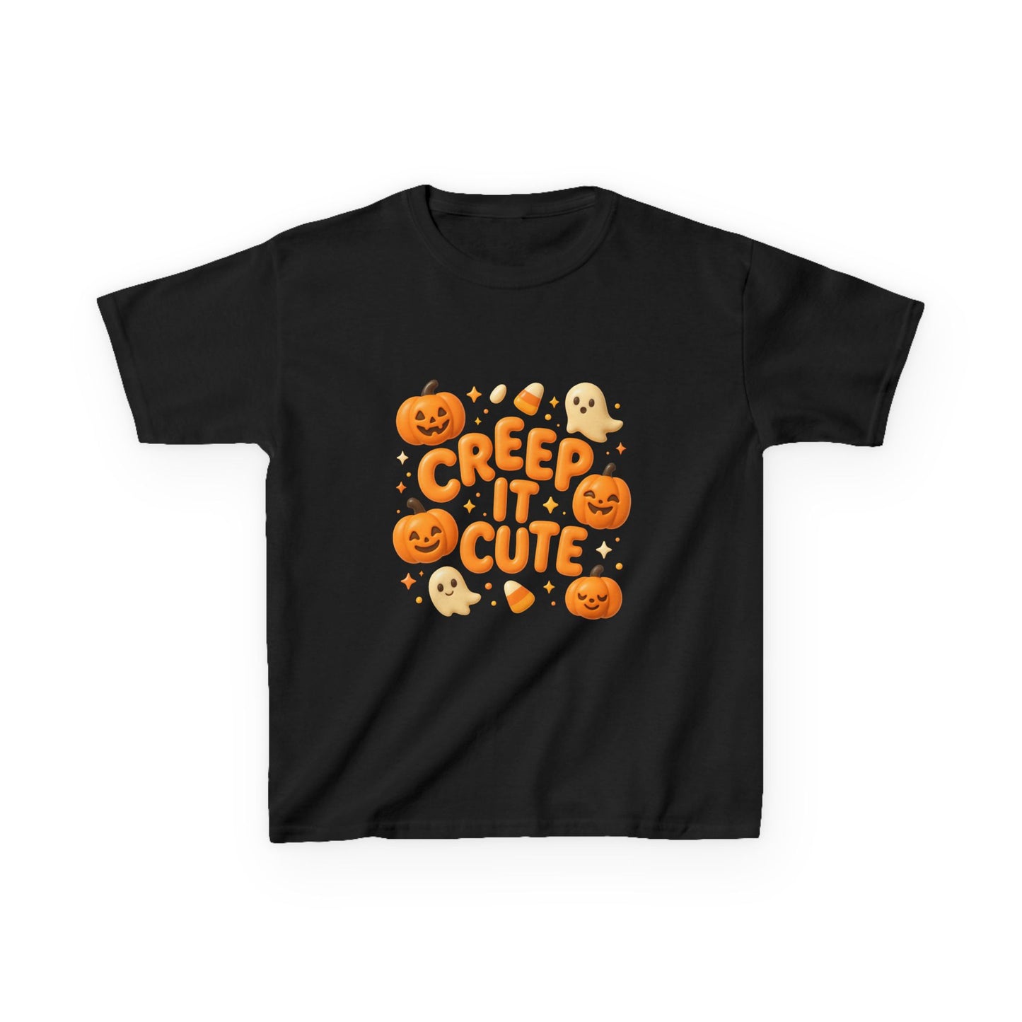 Kids Halloween Tee, Creep it Cute Kids T-Shirt, Spooky Fun Apparel, Halloween Costume Tee, Cute Trick or Treat Shirt, Clothing