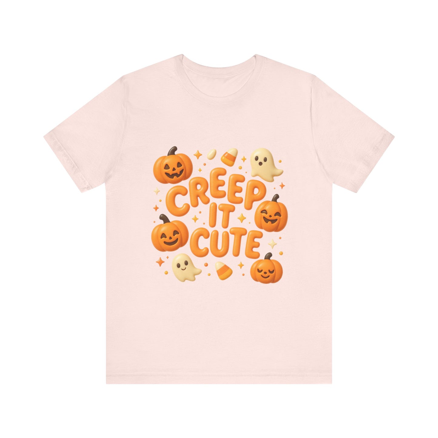 Halloween Graphic Tee, Cute Spooky Shirt, Unisex Pumpkin T-Shirt, Fall Fashion, Ghosts and Pumpkins Tee, Clothing