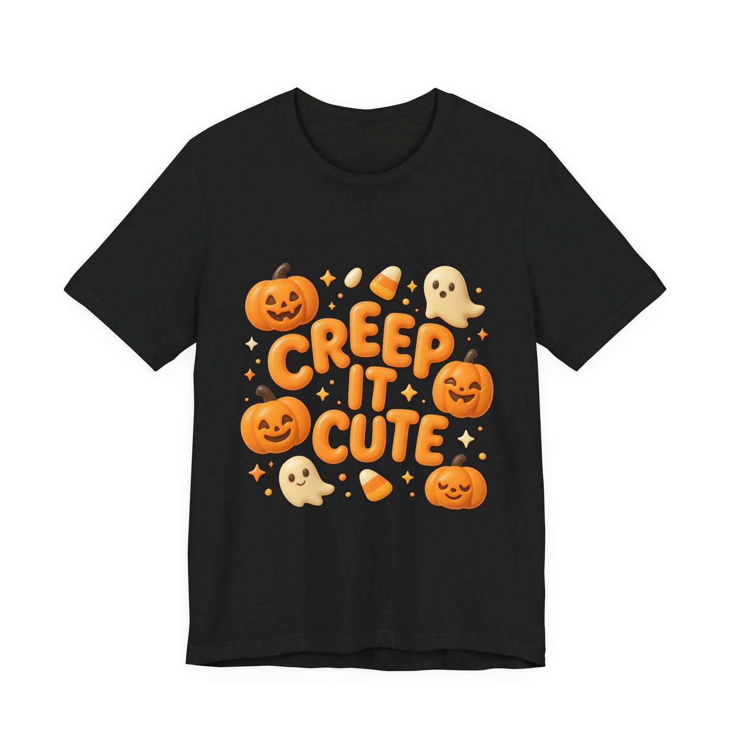 Halloween Graphic Tee, Cute Spooky Shirt, Unisex Pumpkin T-Shirt, Fall Fashion, Ghosts and Pumpkins Tee, Clothing