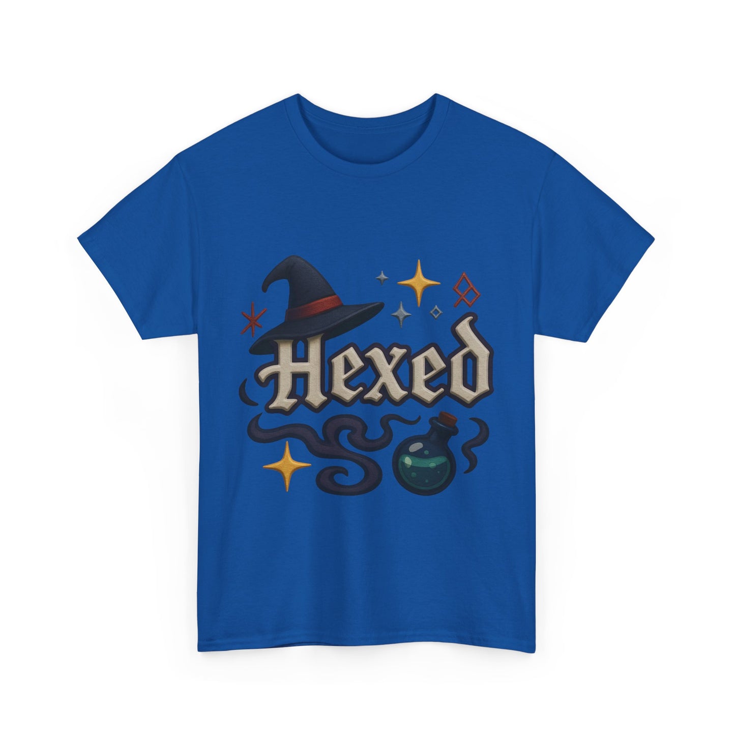 Hexed Unisex Heavy Cotton Tee | Spooky Shirt, Halloween Apparel, Witchy Gift, Casual Wear, Everyday Style, Clothing