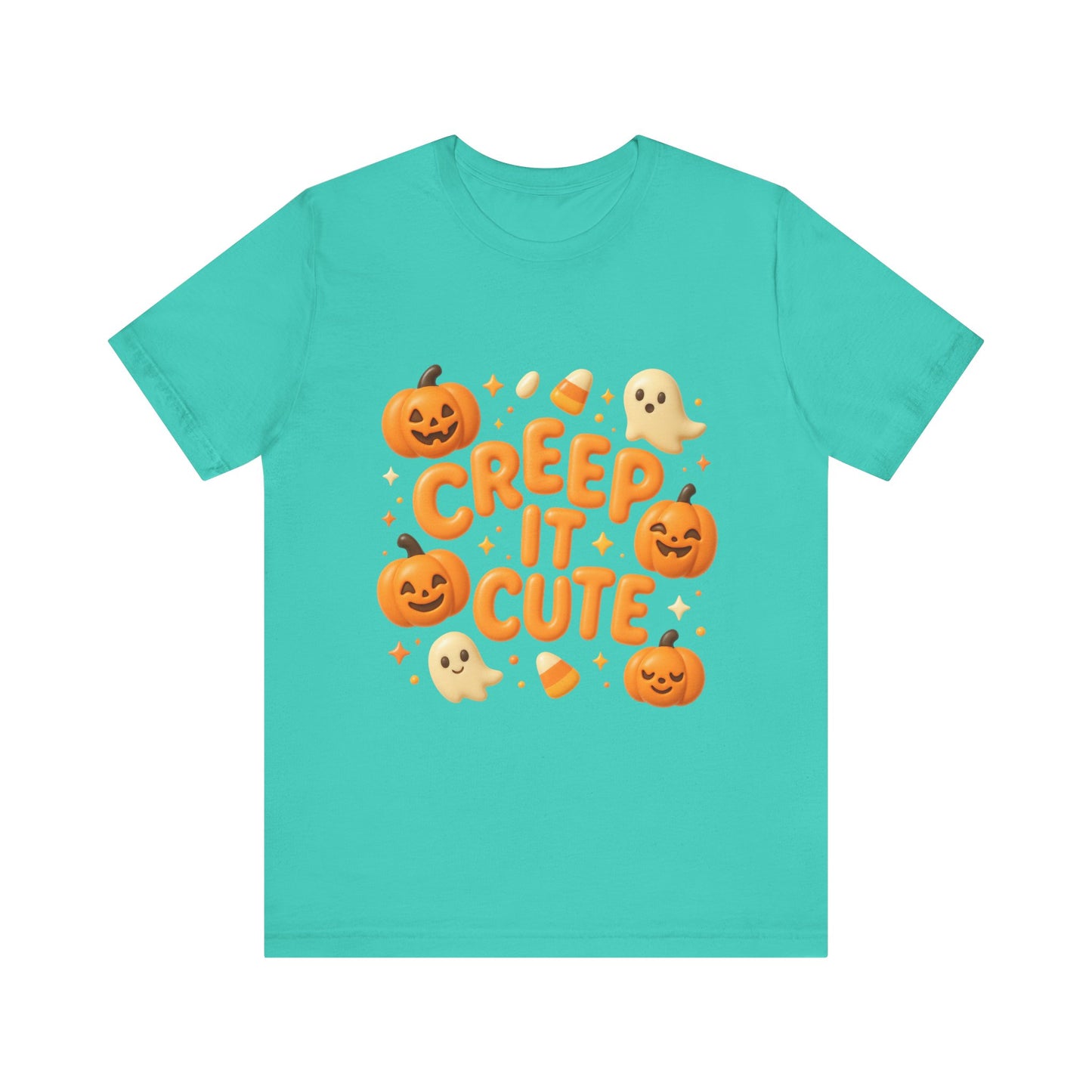 Halloween Graphic Tee, Cute Spooky Shirt, Unisex Pumpkin T-Shirt, Fall Fashion, Ghosts and Pumpkins Tee, Clothing