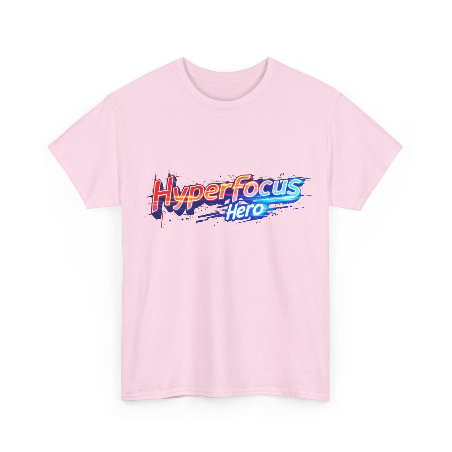 Hyperfocus Hero Unisex Heavy Cotton Tee - Perfect for Gamers, Students, and Creative Minds, Gift for Birthdays, Motivation Apparel, Clothing