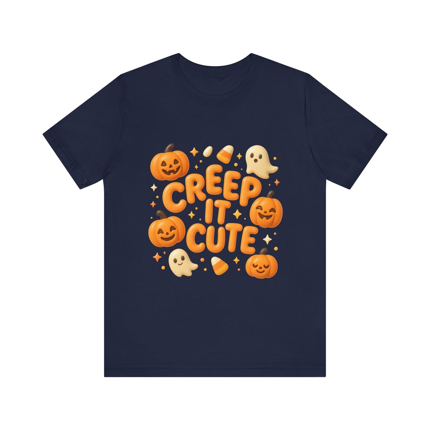 Halloween Graphic Tee, Cute Spooky Shirt, Unisex Pumpkin T-Shirt, Fall Fashion, Ghosts and Pumpkins Tee, Clothing