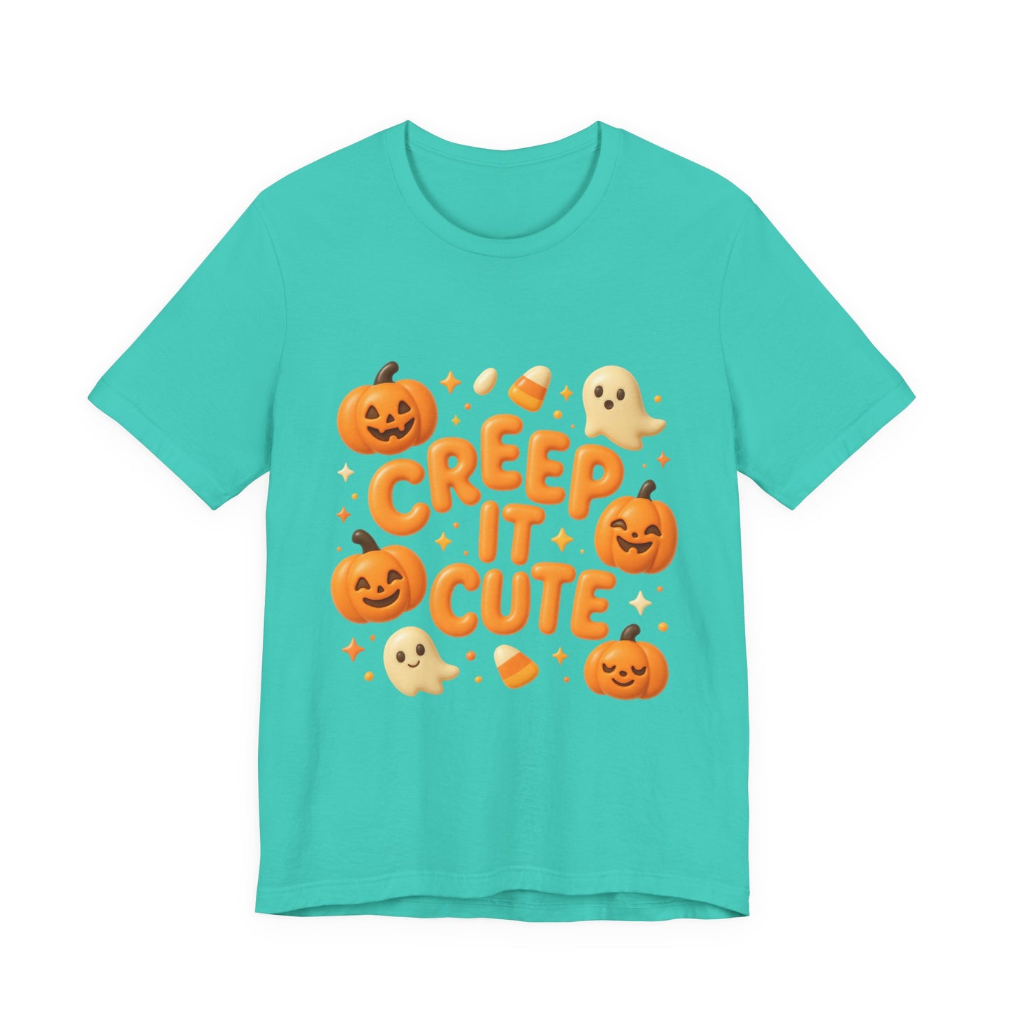 Halloween Graphic Tee, Cute Spooky Shirt, Unisex Pumpkin T-Shirt, Fall Fashion, Ghosts and Pumpkins Tee, Clothing