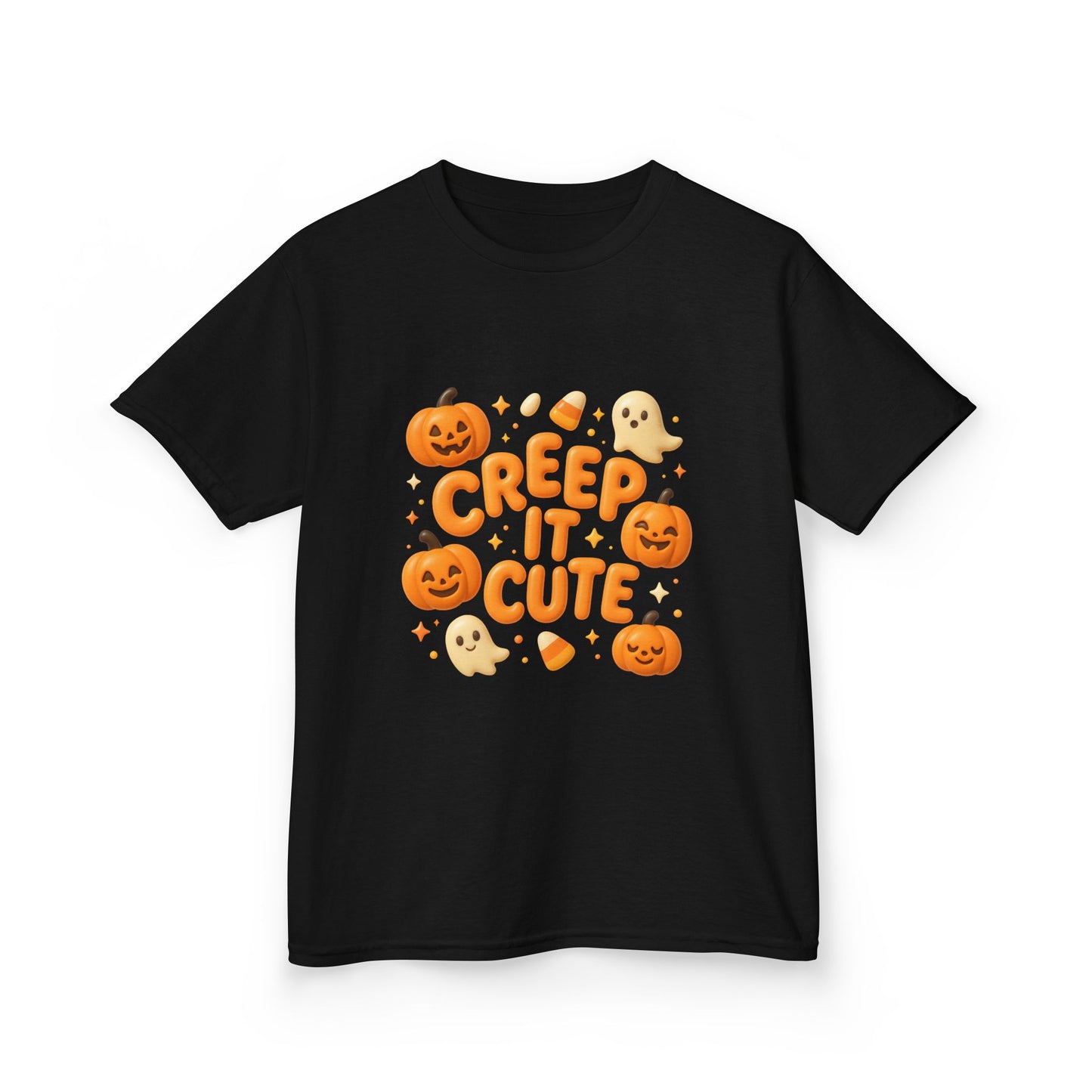 Kids Halloween Tee, Creep it Cute Kids T-Shirt, Spooky Fun Apparel, Halloween Costume Tee, Cute Trick or Treat Shirt, Clothing