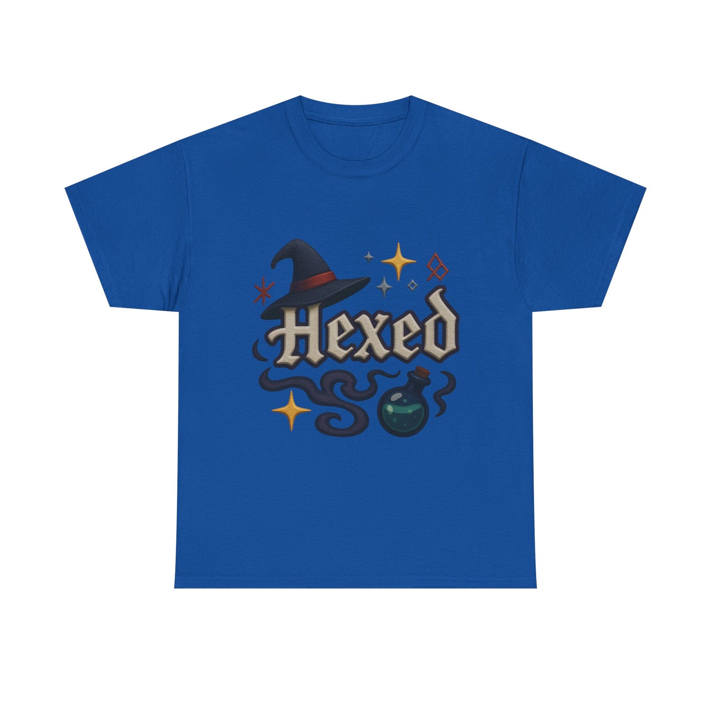 Hexed Unisex Heavy Cotton Tee | Spooky Shirt, Halloween Apparel, Witchy Gift, Casual Wear, Everyday Style, Clothing