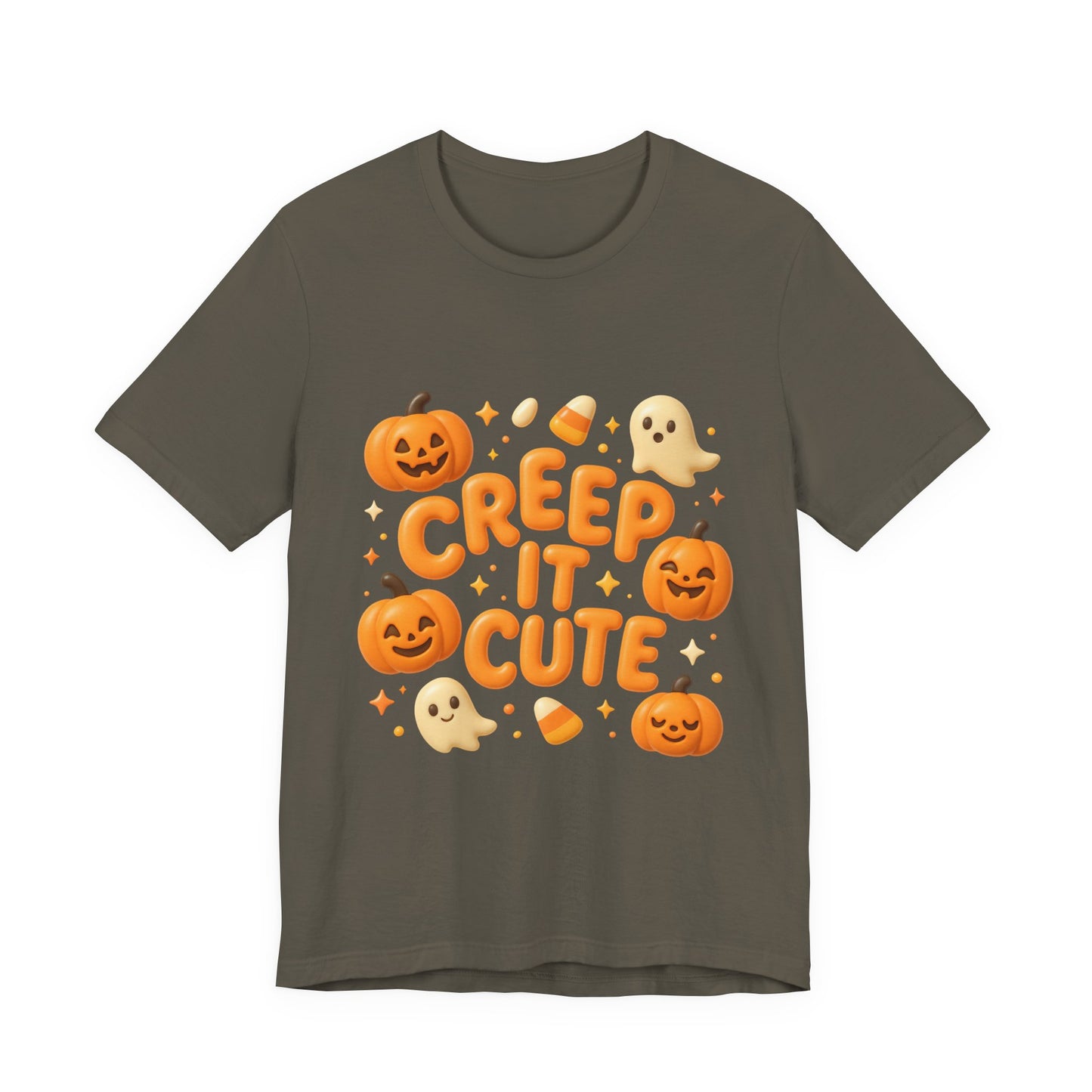 Halloween Graphic Tee, Cute Spooky Shirt, Unisex Pumpkin T-Shirt, Fall Fashion, Ghosts and Pumpkins Tee, Clothing